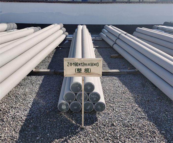 长海190×12米钢筋混凝土水泥电线杆